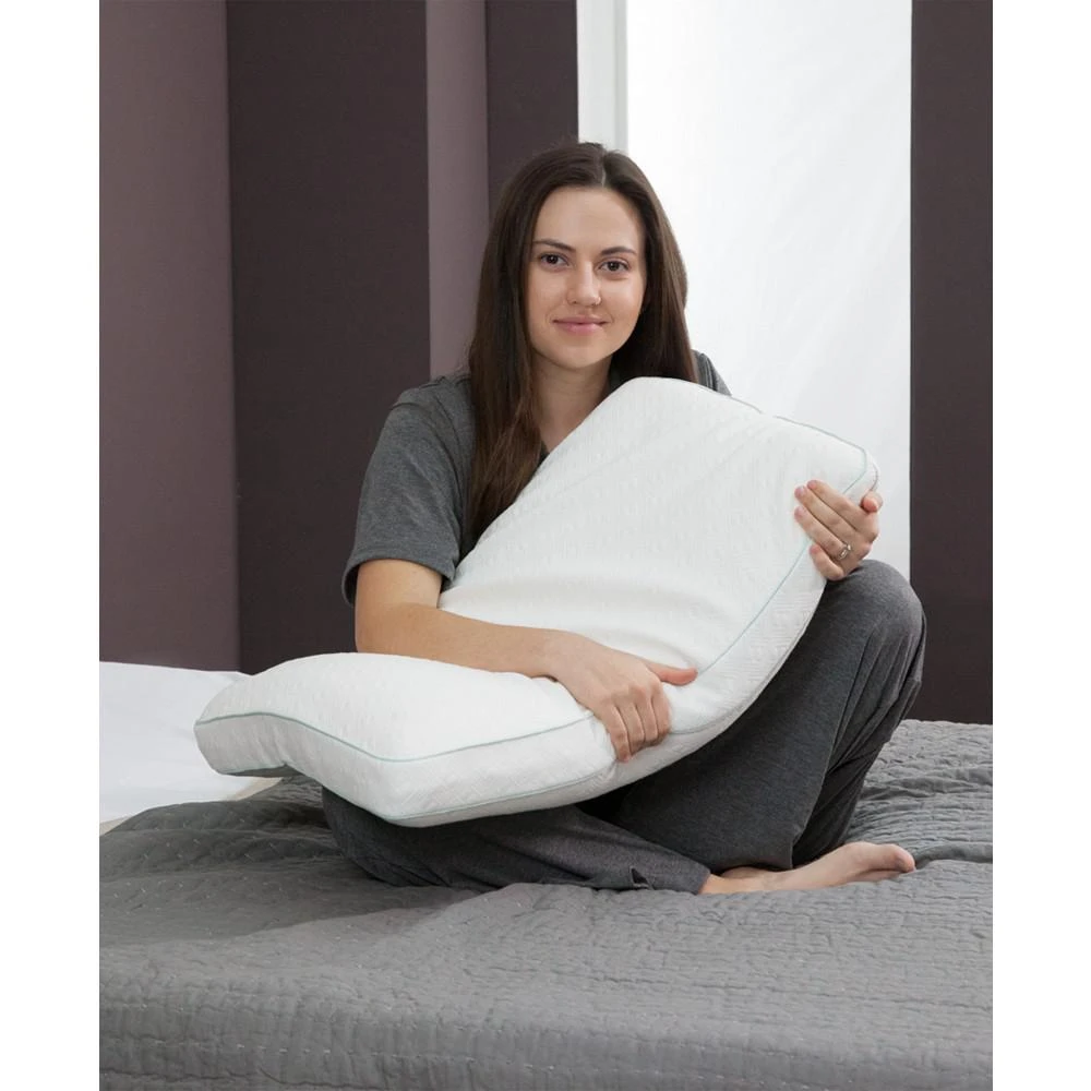 商品IntelliSLEEP|Natural Comfort Traditional Memory Foam Pillow, Queen, Created For Macy's,价格¥559,第5张图片详细描述