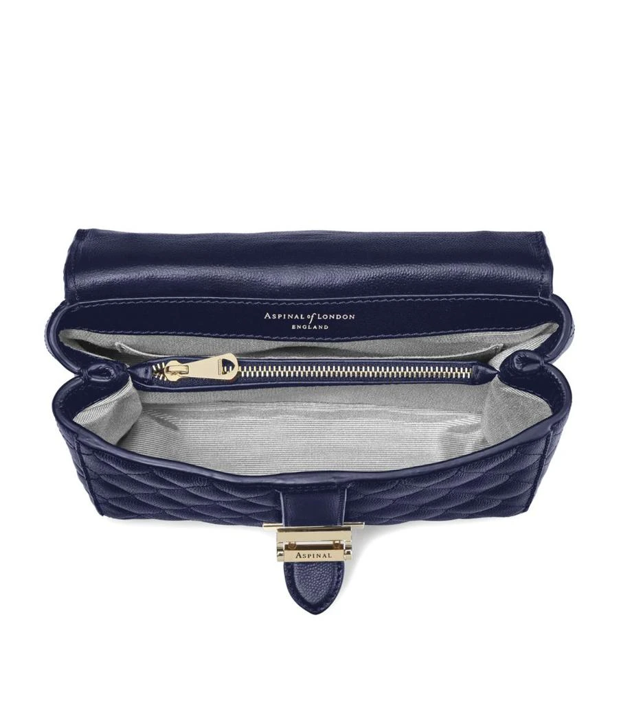 商品Aspinal of London|Small Leather Lottie Cross-Body Bag,价格¥6422,第4张图片详细描述