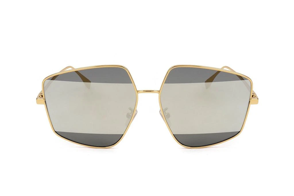 商品Fendi|Fendi Eyewear Geometric Frame Sunglasses,价格¥1359,第1张图片