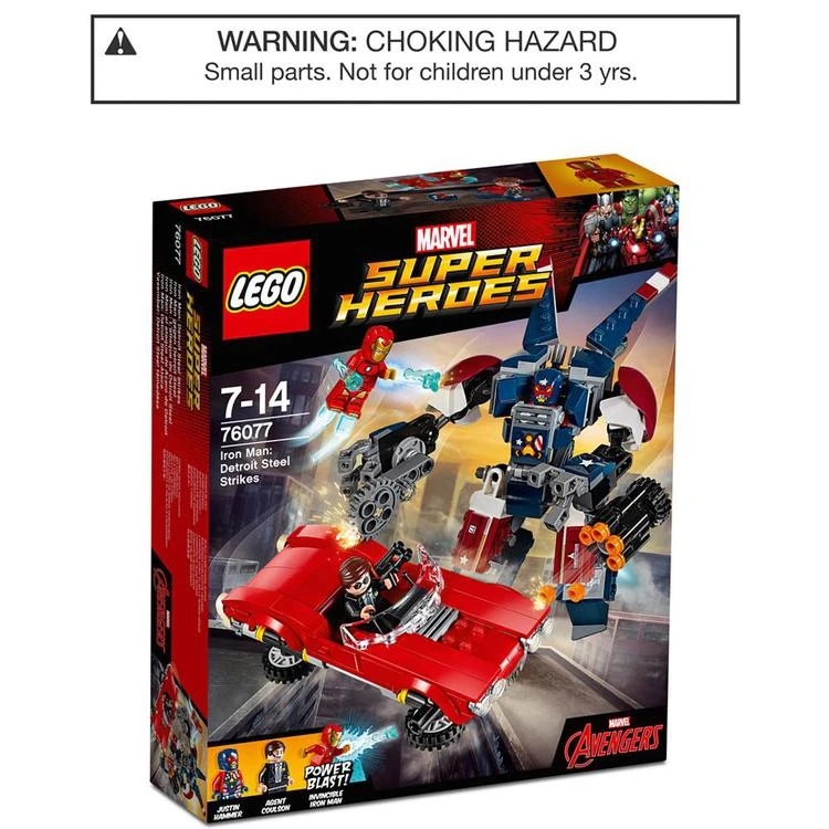 商品LEGO|377-Pc. Super Heroes Iron Man: Detroit Steel Strikes Set,价格¥224,第1张图片