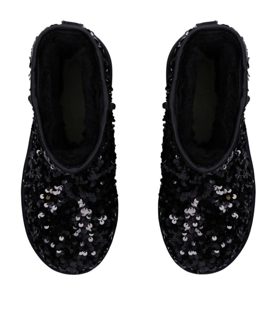 Sequin-Embellished Classic Mini Boots商品第4张图片规格展示