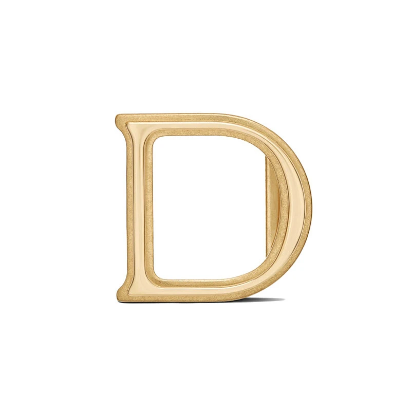 商品Dior|【预售3-7天】DIOR/迪奥 22年早春新款 男士金色饰面黄铜D字样腰带扣35毫米4917OVMET_H250,价格¥2370,第1张图片