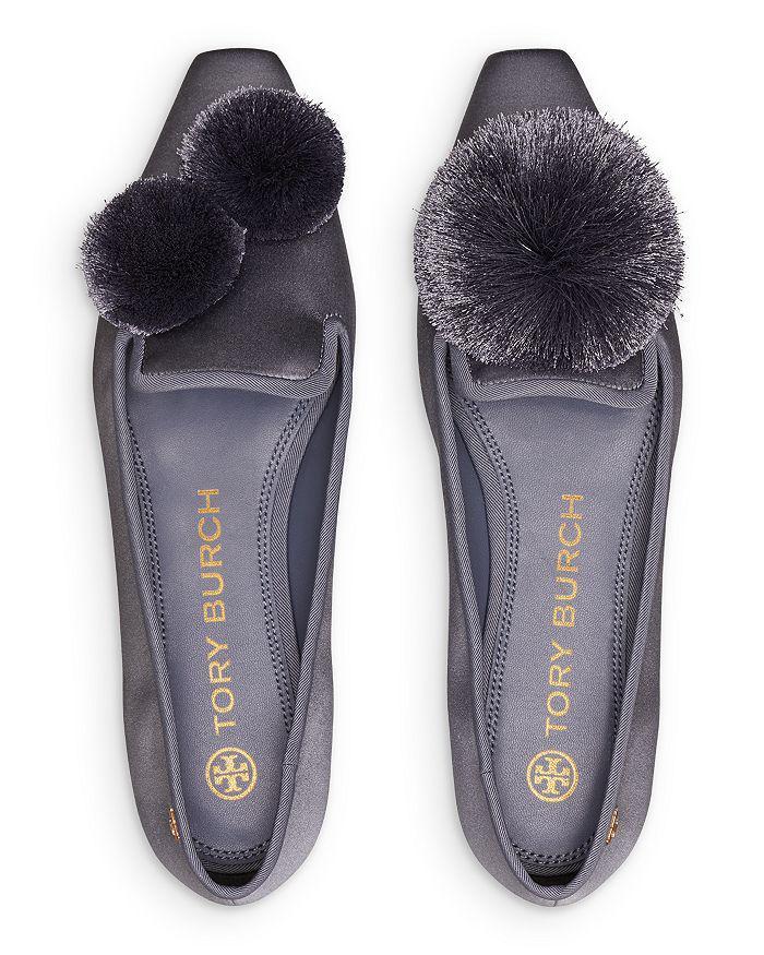 商品Tory Burch|Women's Pom Pom Smoking Slipper Flats,价格¥1468,第5张图片详细描述