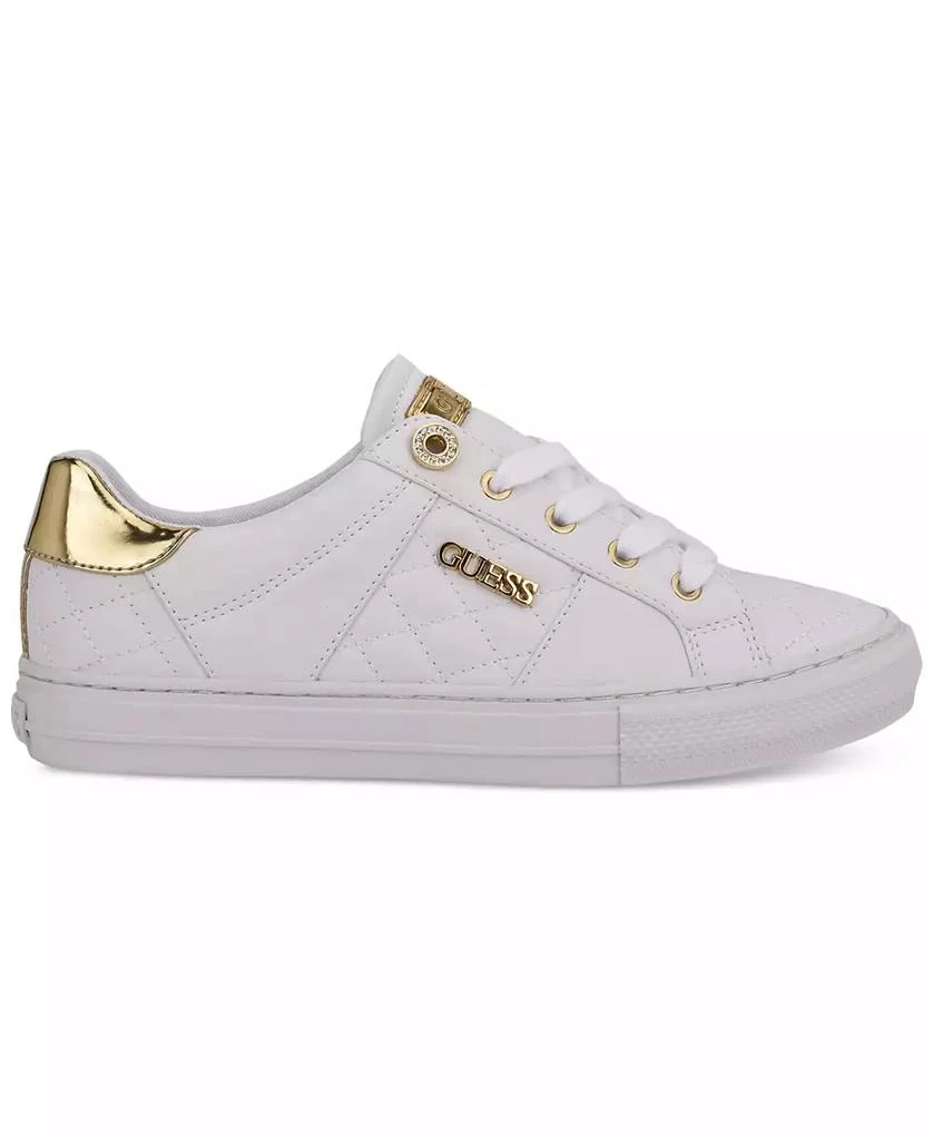 商品GUESS|Women's Loven Lace-Up Sneakers,价格¥224,第2张图片详细描述