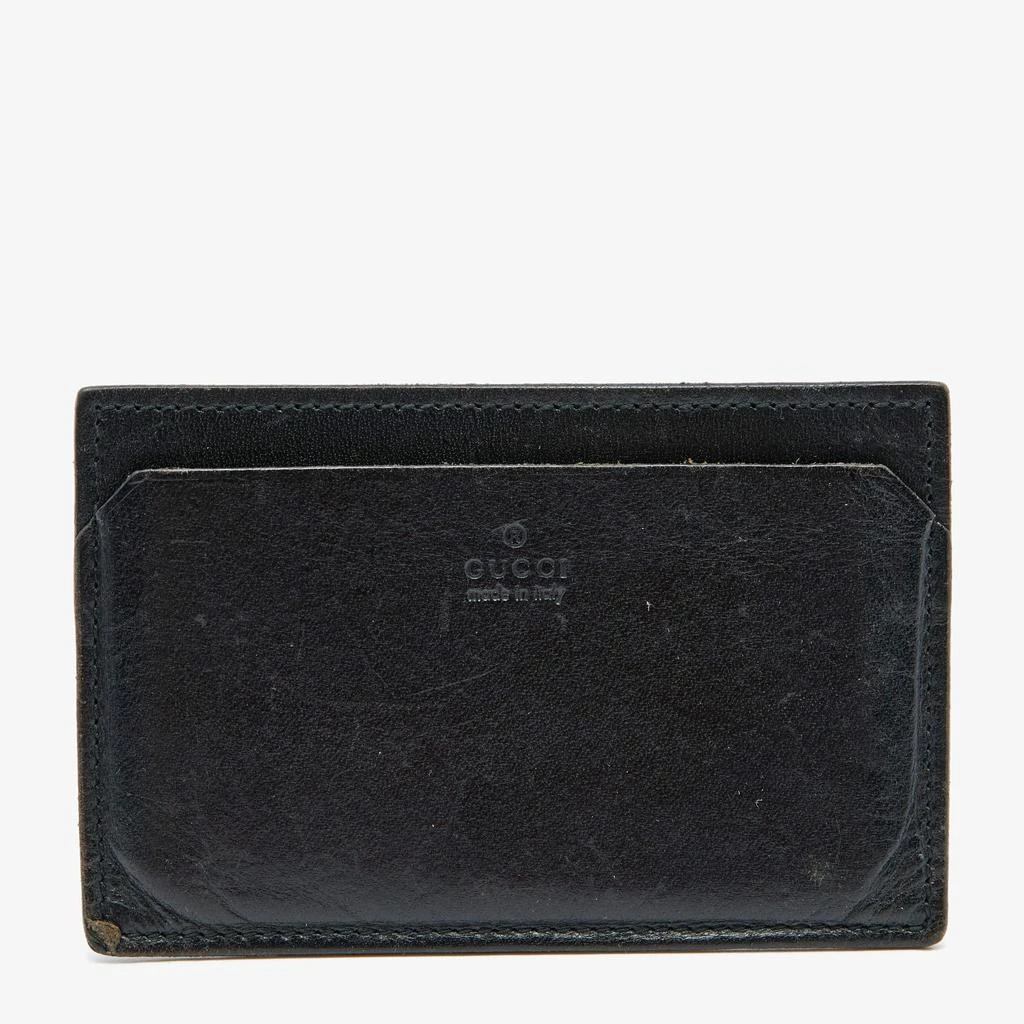 商品[二手商品] Gucci|Gucci Black Leather Card Holder,价格¥979,第1张图片