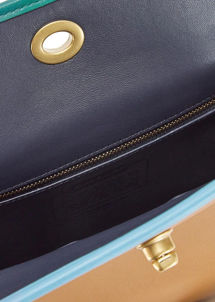 商品Coach|Turnlock colour-block leather top handle bag,价格¥2845,第4张图片详细描述