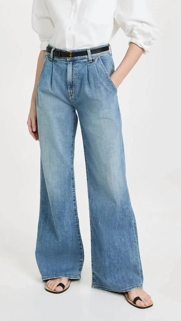 商品Nili Lotan|Flora Trouser Jean In Faded Wash,价格¥2018,第1张图片