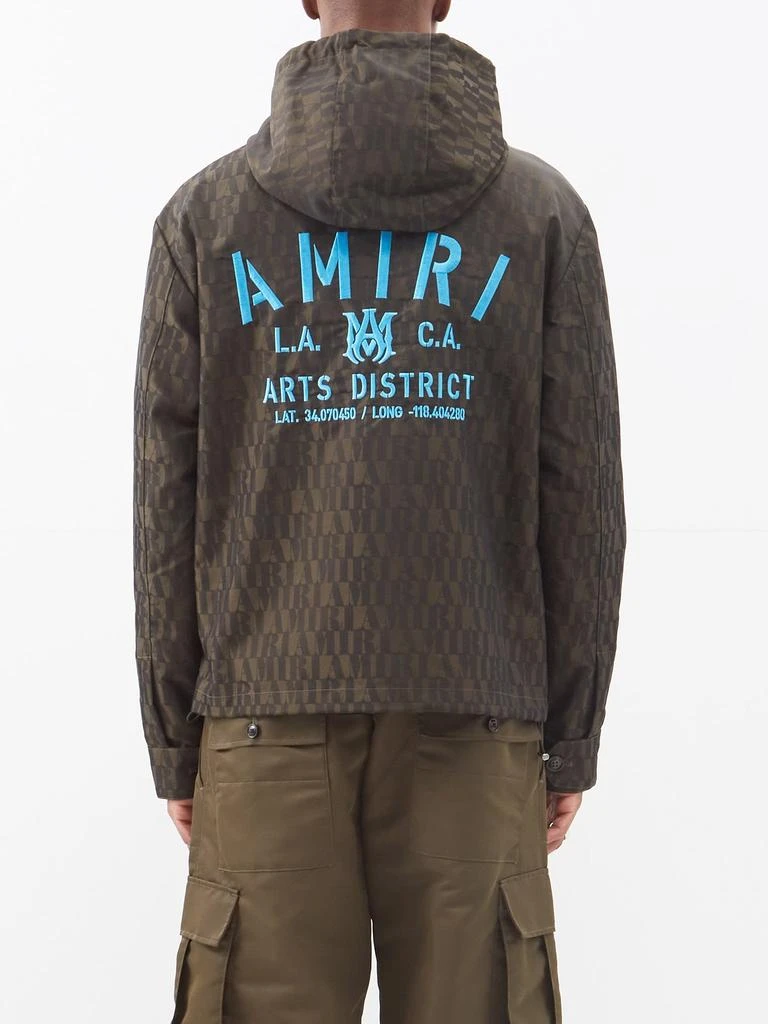 商品AMIRI|Logo-embroidered monogram-print shell jacket,价格¥11178,第5张图片详细描述