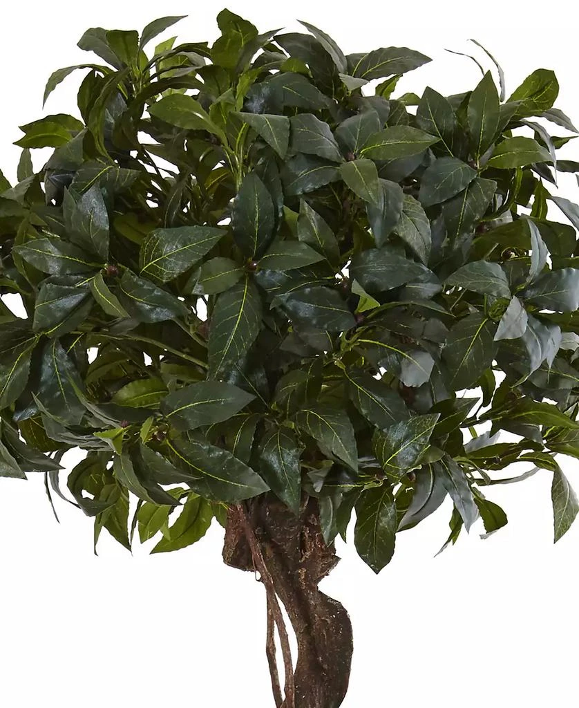 商品NEARLY NATURAL|4.5' Sweet Bay Double Topiary Artificial Tree in Farmhouse Planter,价格¥1720,第2张图片详细描述