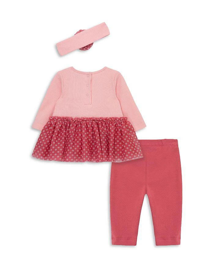 商品Little Me|Girls' Dot Bow Tutu Top, Headband & Leggings Set - Baby  ,价格¥157,第2张图片详细描述