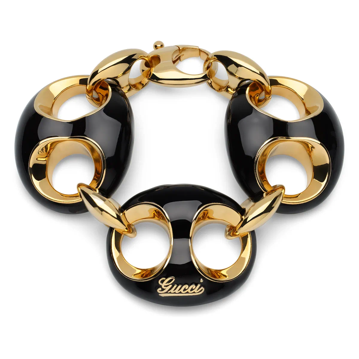 商品Gucci|【预售】 古驰 25春夏 女士 手链 GUCCI船锚链珐琅手链 838126 I4861 8029 ,价格¥10988,第1张图片