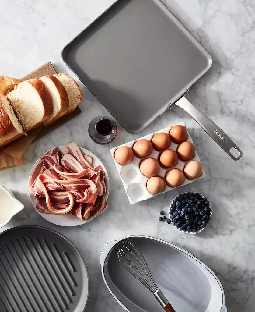 商品Greenpan|Chatham Ceramic Nonstick 11" Round Grill Pan,价格¥686,第4张图片详细描述