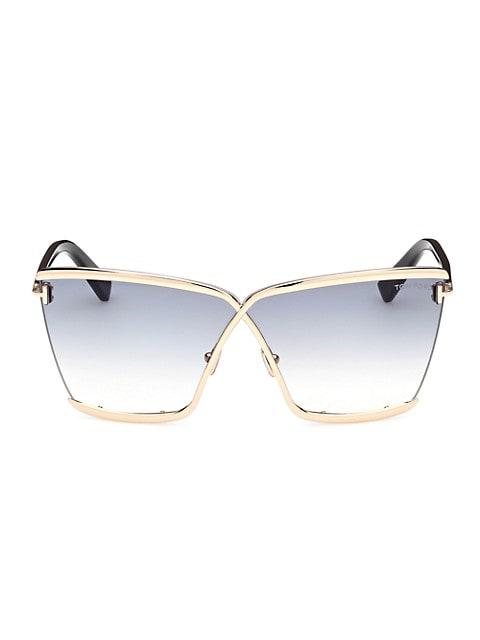 Elle 71MM Square Sunglasses商品第1张图片规格展示