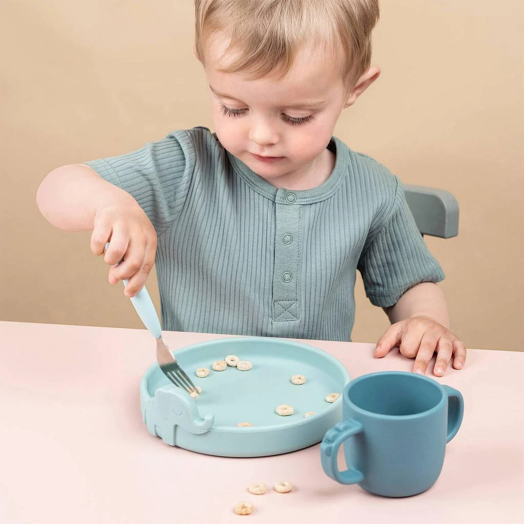 Done by Deer Peekaboo Dinner Set - Deer Friends - Blue 商品