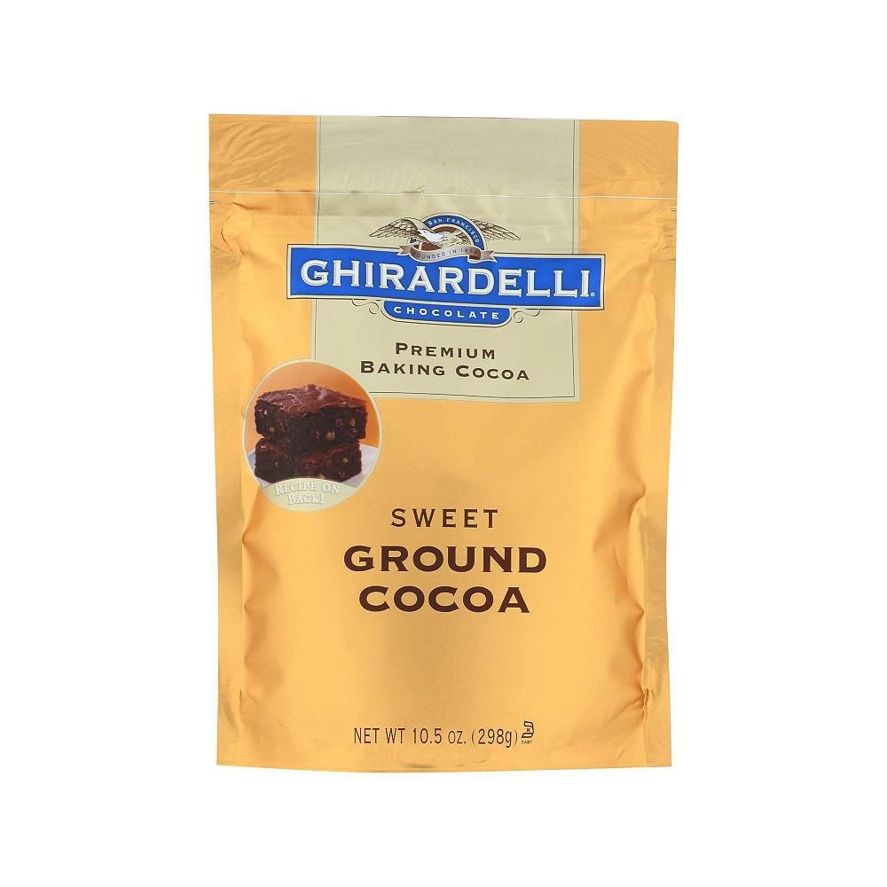 商品Ghirardelli Nature's|Ghirardelli Baking Cocoa - Premium - Sweet Ground - 10.5 oz - case of 6,价格¥383,第1张图片