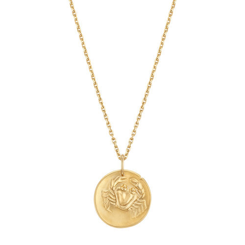商品Van Cleef & Arpels| Van Cleef & Arpels/梵克雅宝 新款Zodiaque十二星座系列 18K金黄金Cancri巨蟹座徽章圆形吊坠VCARP7SX00,价格¥20136,第1张图片