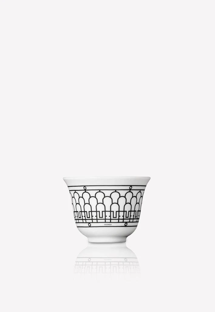 商品Hermes|Small H Déco Porcelain Cups- Set of 2,价格¥2251,第2张图片详细描述