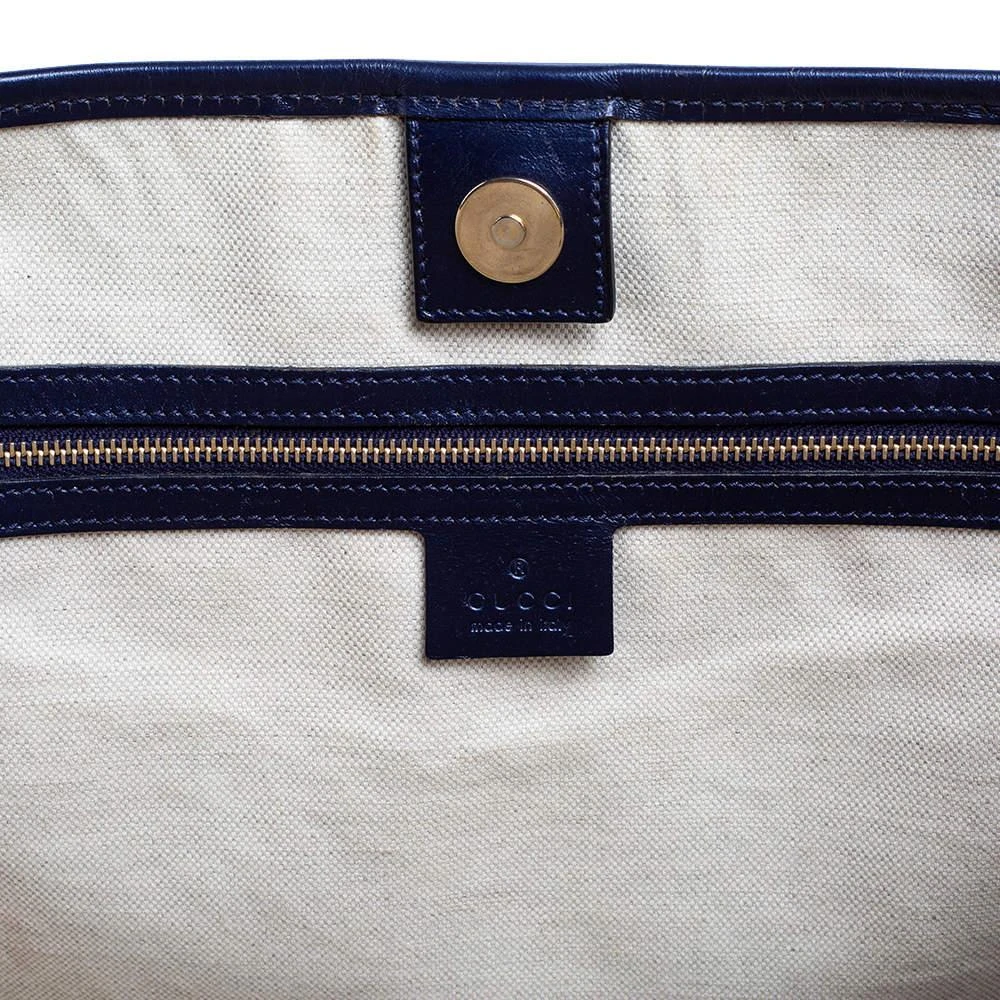 Gucci Metallic Blue GG Imprime Canvas and Leather Medium Joy Shopping Tote 商品