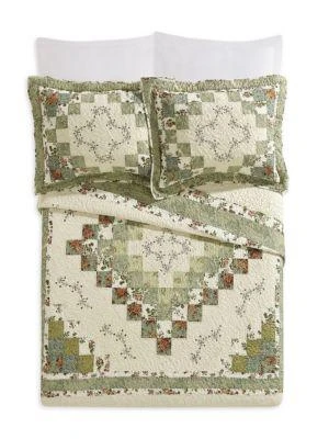 商品Modern Heirloom|Olivia 3-Piece Floral King Quilt Set,价格¥991,第3张图片详细描述