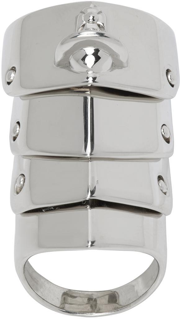 商品Vivienne Westwood|Silver Armour Ring,价格¥2149,第1张图片