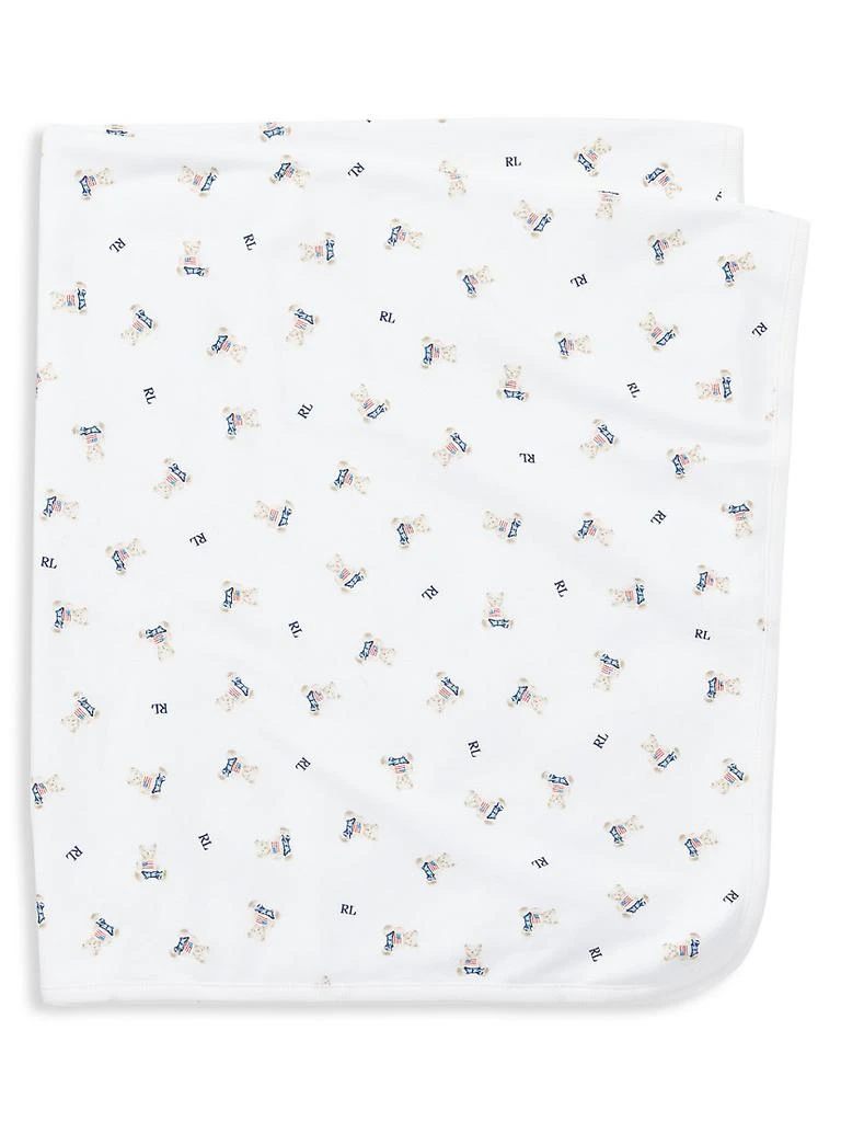 商品Ralph Lauren|Baby's Polo Bar Cotton Blanket,价格¥342,第1张图片