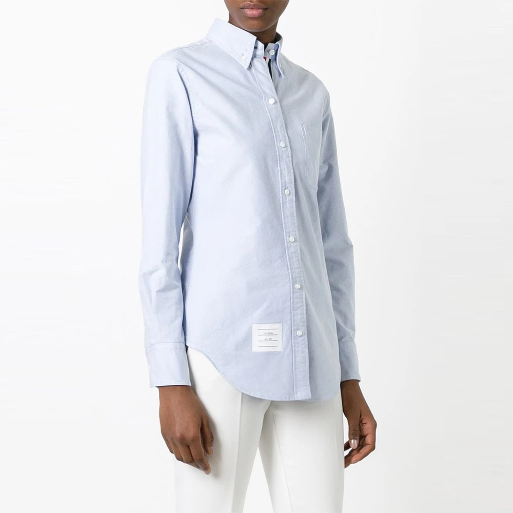 THOM BROWNE 蓝色女士衬衫 FLL005E-00139-480 商品