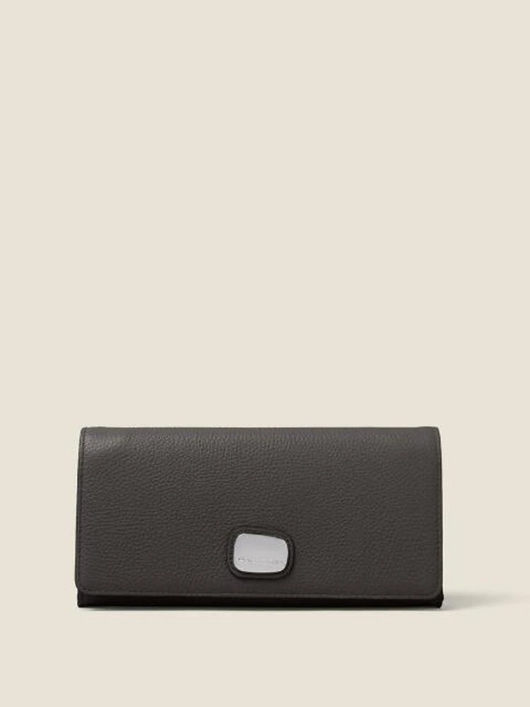 商品DKNY|Pebbled Leather Large Wallet,价格¥448,第1张图片