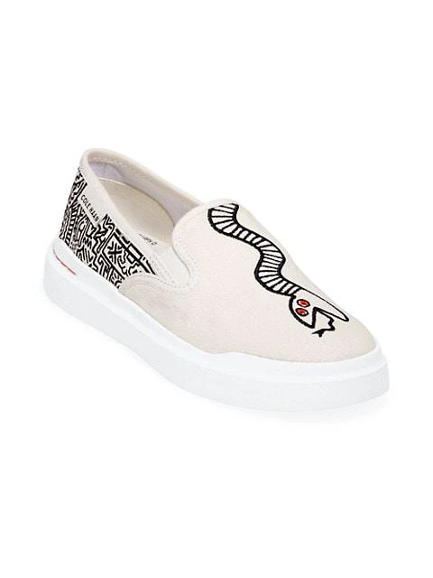 商品Cole Haan|Cole Haan x Keith Haring Slip-On Canvas Sneakers,价格¥382,第2张图片详细描述