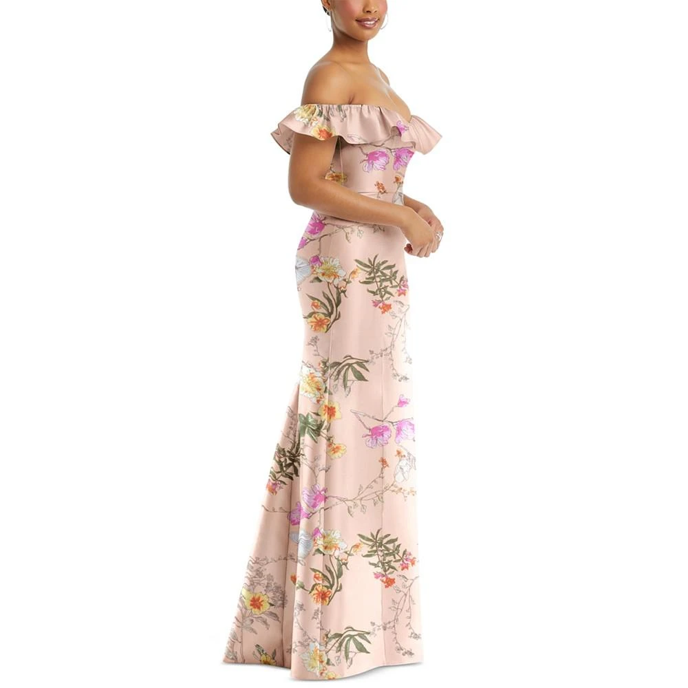 商品Alfred Sung|Women's Off-The-Shoulder Ruffled Gown,价格¥1511,第3张图片详细描述