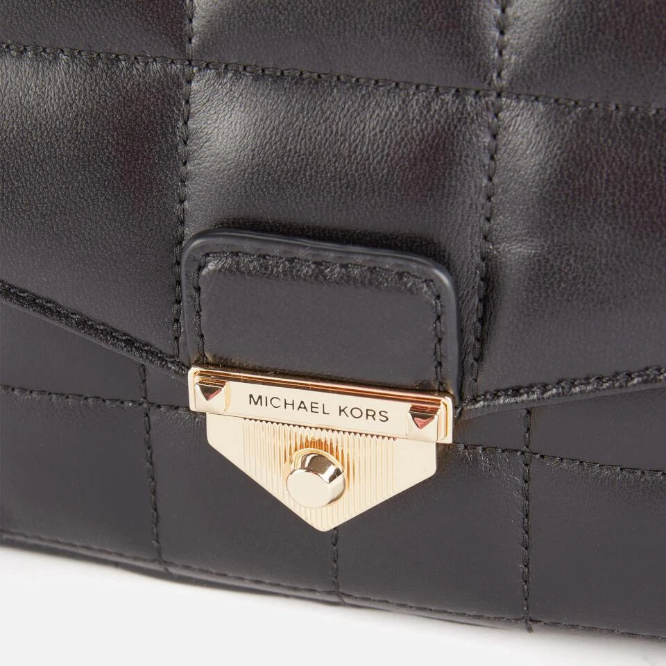 商品Michael Kors|MICHAEL Michael Kors Women's Soho Chain Shoulder Bag - Black,价格¥1943,第3张图片详细描述