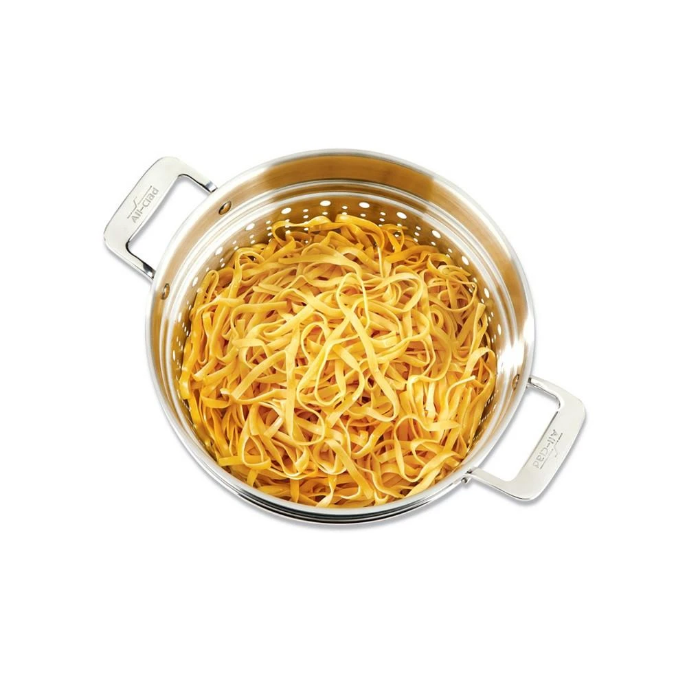 商品All-Clad|Essentials Hard Anodized Nonstick Cookware, Stockpot with Multi-Purpose Insert and Lid,价格¥747,第3张图片详细描述