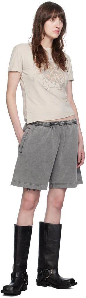 商品Acne Studios|Gray Printed T-Shirt,价格¥1613,第4张图片详细描述