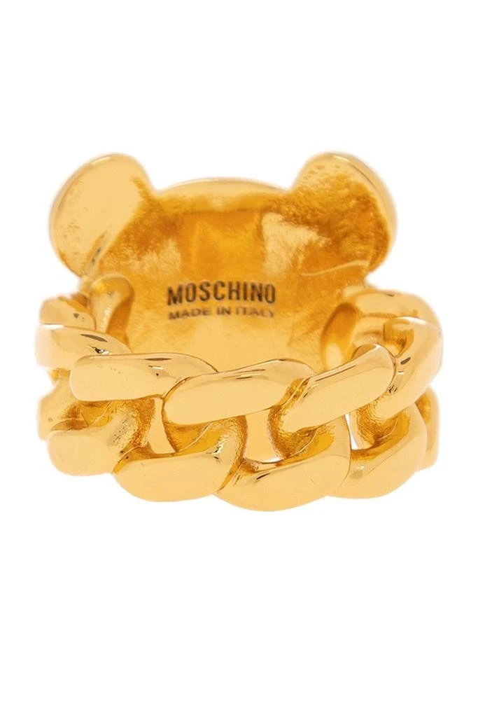 商品Moschino|Moschino Teddy Bear Logo-engraved Chain Ring,价格¥1441,第2张图片详细描述