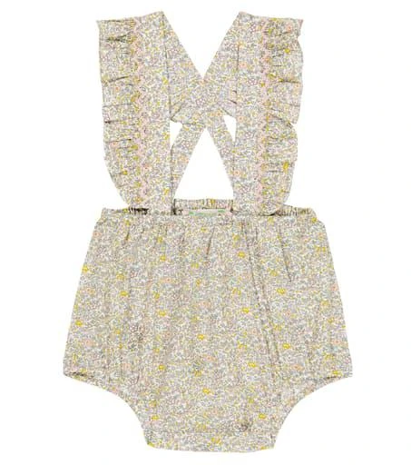 商品Bonpoint|Baby Akissi floral cotton playsuit,价格¥1312,第1张图片