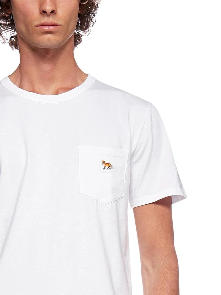 商品Maison Kitsune|Maison Kitsuné Profile Fox Patch Crewneck T-Shirt,价格¥944,第5张图片详细描述