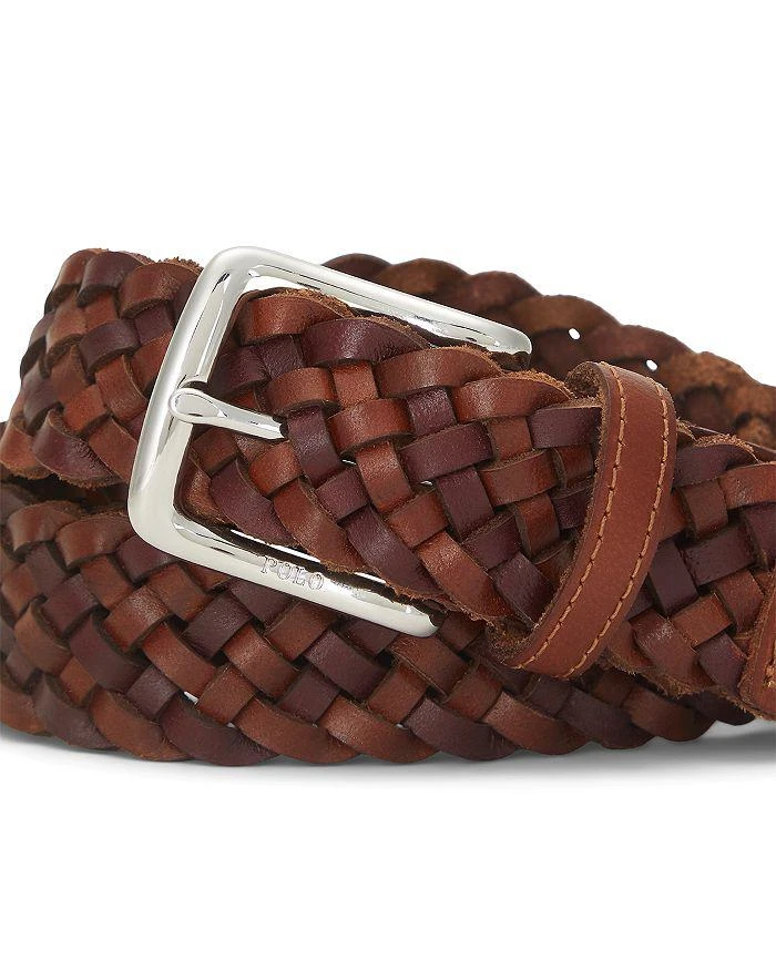 商品Ralph Lauren|Braided Leather Belt,价格¥370,第2张图片详细描述