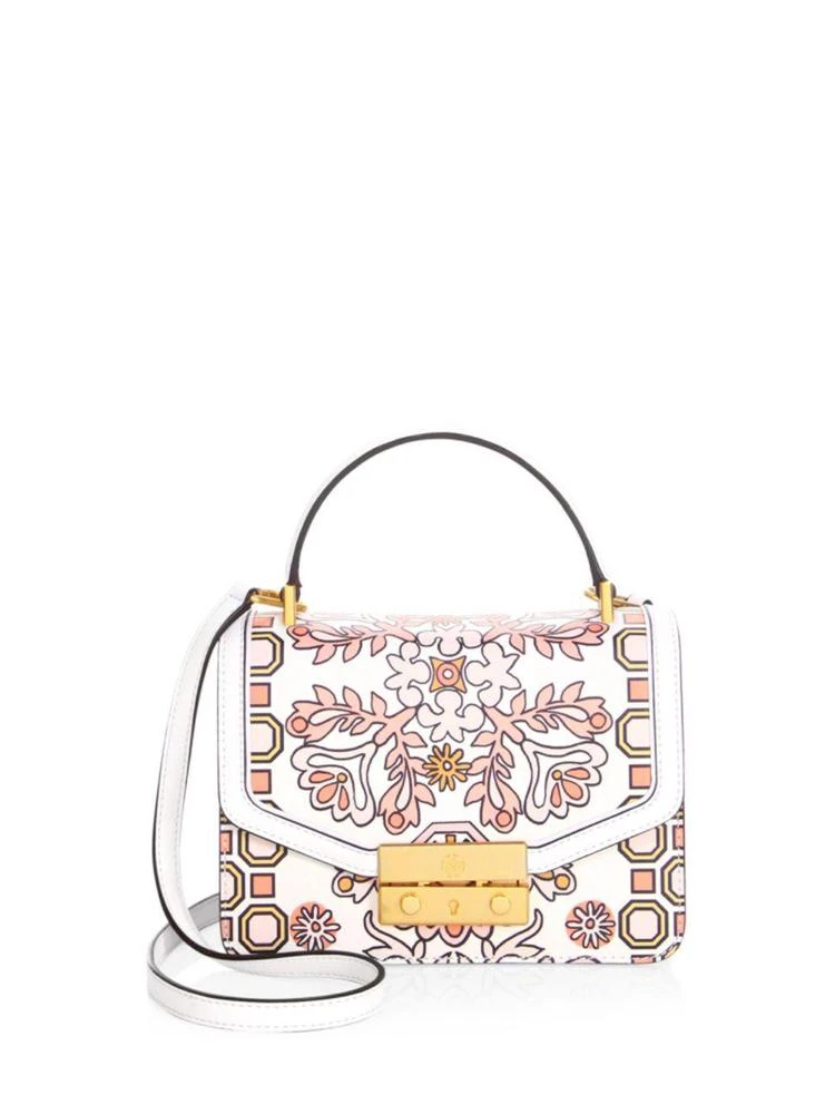 商品Tory Burch|Juliette 印花真皮斜挎手提两用包,价格¥2611,第1张图片