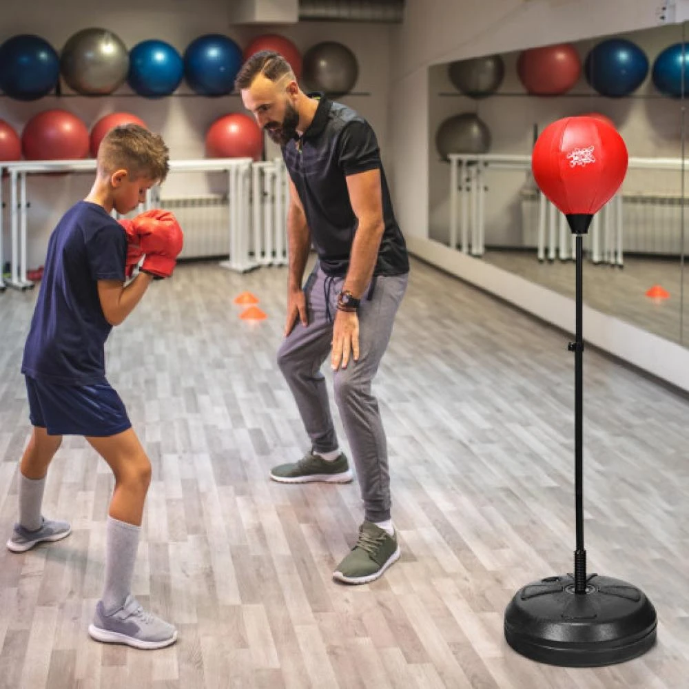 商品Hivvago|Adjustable Height Punching Bag with Stand Plus Boxing Gloves for Both Adults and Kids,价格¥597,第2张图片详细描述