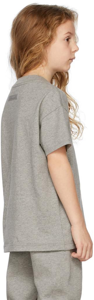 商品Essentials|Kids Grey Jersey T-Shirt,价格¥177,第6张图片详细描述