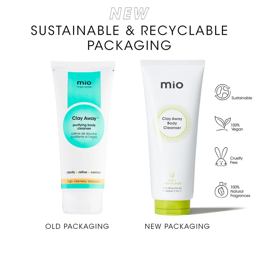 mio Clay Away Body Cleanser 200 ml. 商品