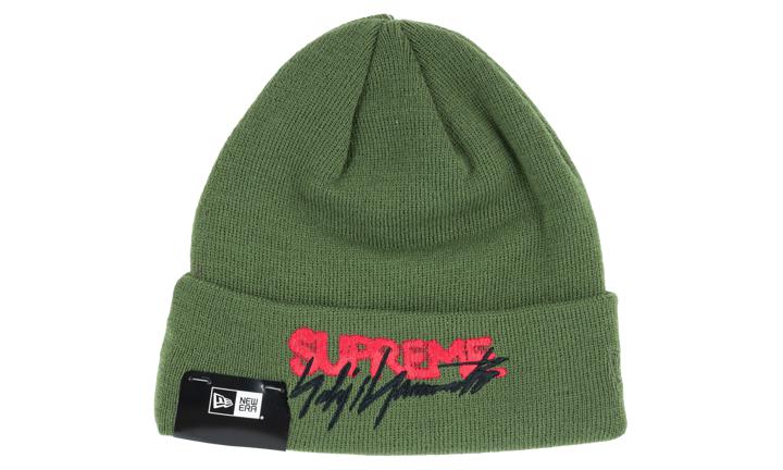 Supreme]苏博瑞Supreme男款橄榄色帽子|Yohji Yamamoto New Era Beanie