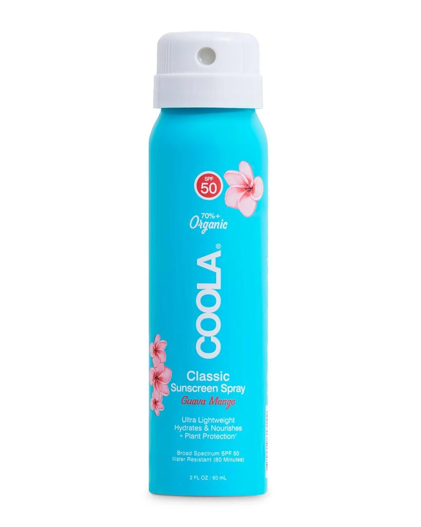 商品Coola|2 oz. Travel Sport Continuous Spray SPF50 - Guava Mango,价格¥78,第1张图片