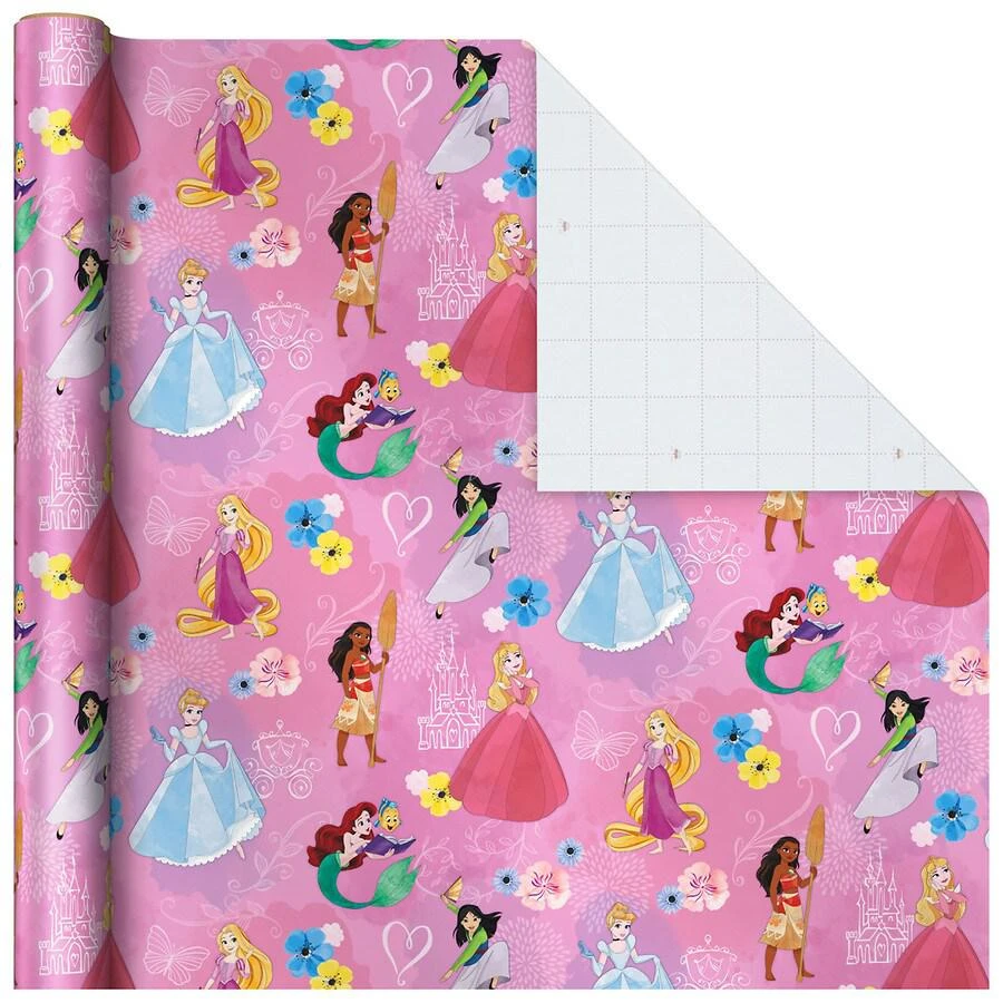 商品Hallmark|Disney Princess Wrapping Paper with Cut Lines on Reverse,价格¥127,第2张图片详细描述