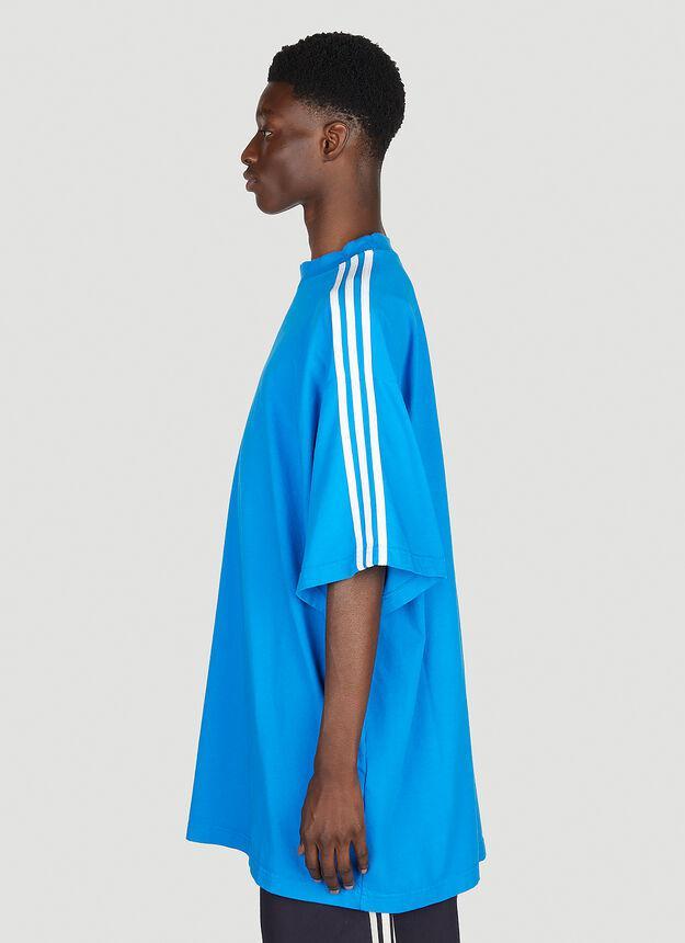 商品Adidas|Logo Print T-Shirt in Blue,价格¥5527,第5张图片详细描述
