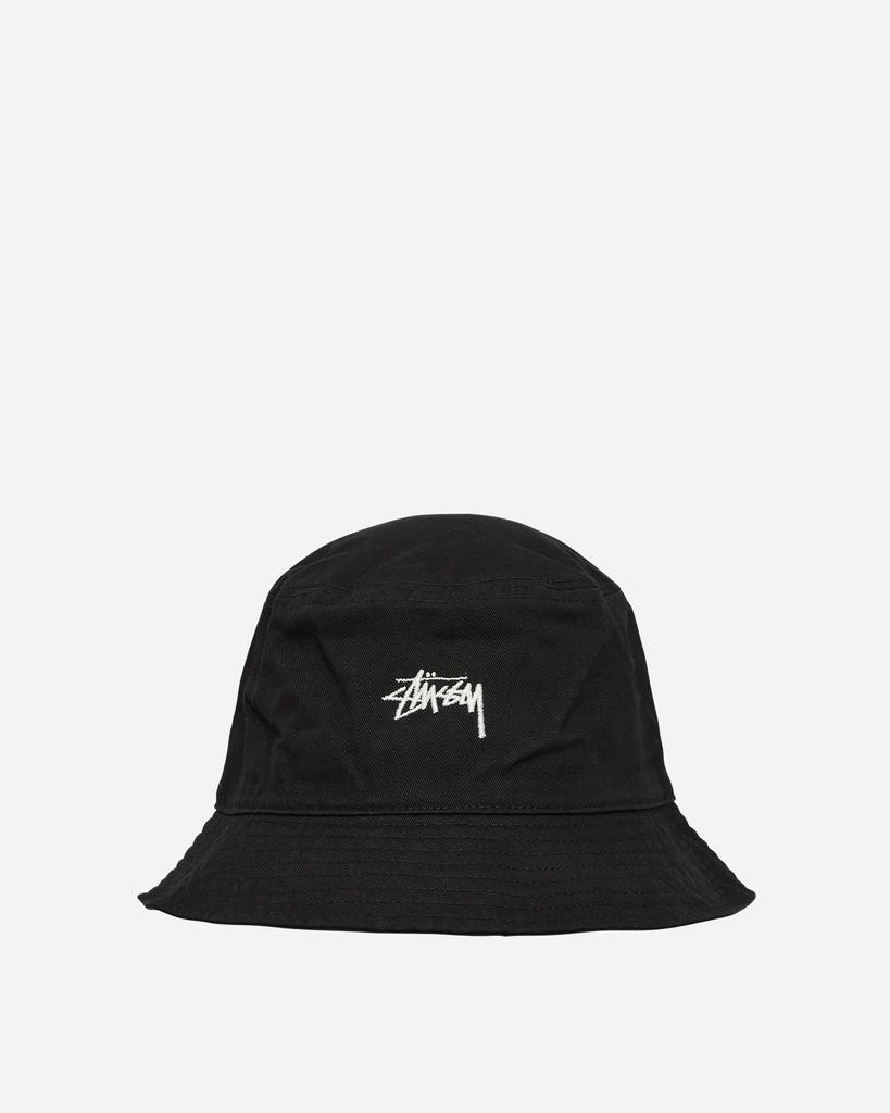 商品STUSSY|Stock Bucket Hat Black,价格¥379,第1张图片