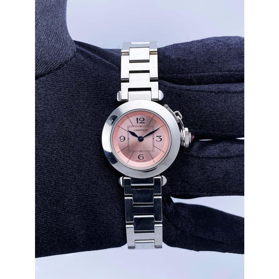 Pre-owned Cartier Pasha Quartz Pink Dial Ladies Watch 2973商品第2张图片规格展示