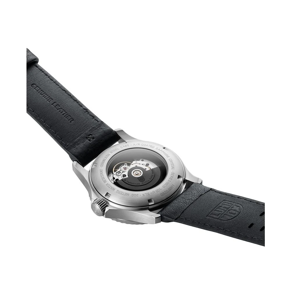 商品Luminox|Men's Swiss Automatic Sport Timer Black Leather Strap Watch 42mm,价格¥10505,第4张图片详细描述