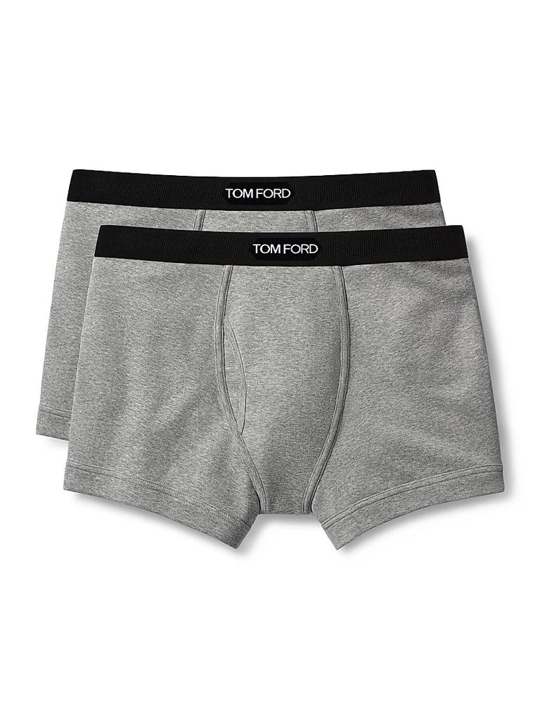 商品Tom Ford|2-Pack Stretch-Cotton Logo Boxer Briefs,价格¥738,第1张图片