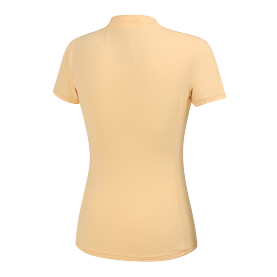 【享贝家】DESCENTE 迪桑特 纯色侧肩小标短袖T恤 橘色 SM322PTS71-ORNG（现采购商品，下单后12天内发货）商品第2张图片规格展示