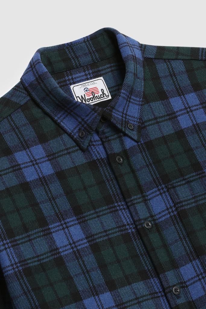 Wool Blend Trout Run Plaid Flannel Shirt  - Made in USA商品第8张图片规格展示
